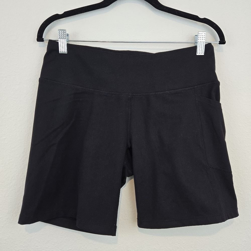 Black DKNY Biker Shorts